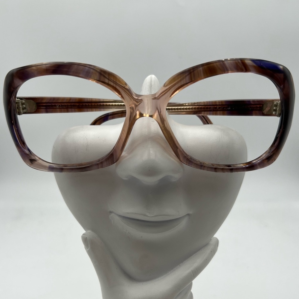 Vintage Vista Gray Oval Sunglasses Frames